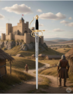 Épée Colada Cid, dorée 2