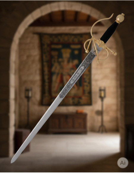 Épée Colada Cid, dorée