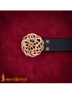 Boucle celtique en bronze massif pour ceinture 2