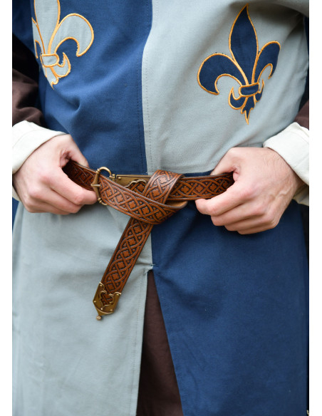 Ceinture en cuir véritable S. XIII-XV...