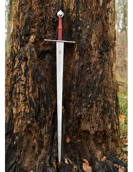 Épée médiévale à deux mains Loup de...