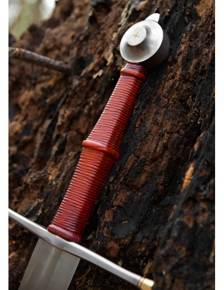 Épée médiévale à deux mains Loup de...