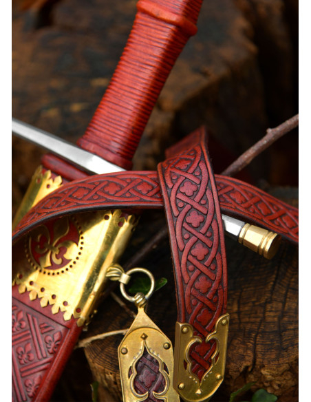 Épée médiévale à deux mains Loup de...