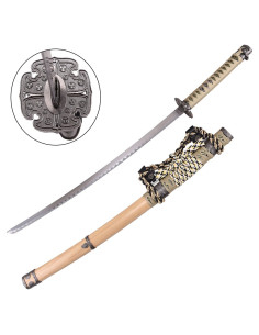 Katana décorative traditionnelle japonaise avec des...