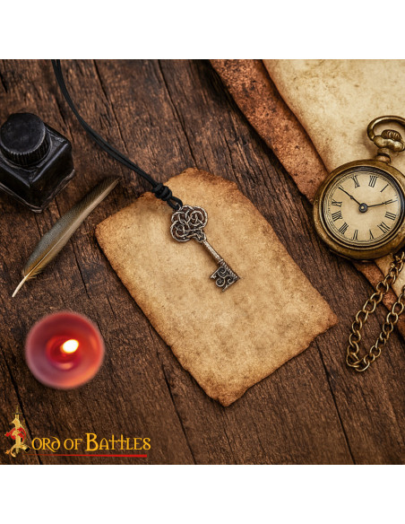 Pendentif médiéval en bronze coulé,...