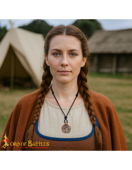 Pendentif viking en bronze design...