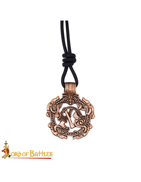 Pendentif viking en bronze design...