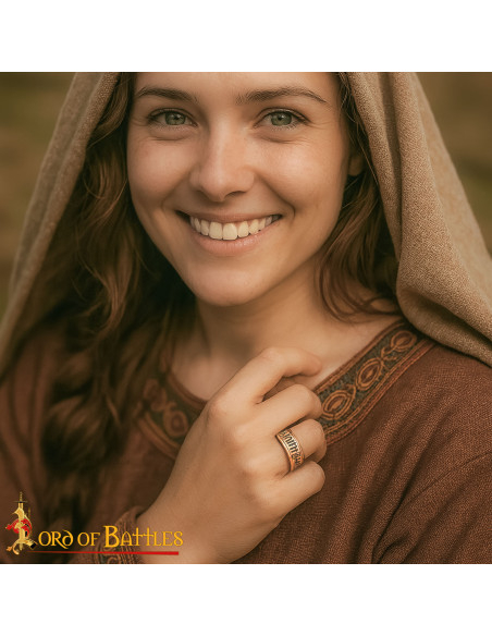 Bague médiévale XIe-XIIe siècle en...