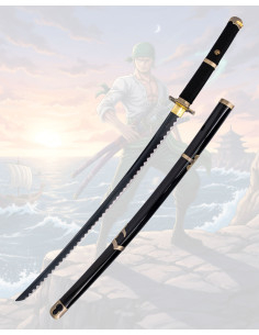 Katana fonctionnelle Yubashiri de Zoro de One Piece,...