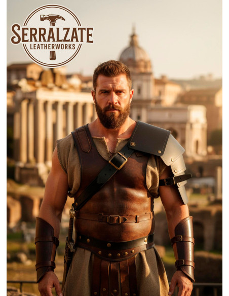 Épaule de gladiateur Retiarius en...