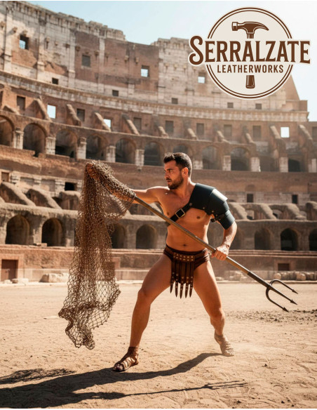 Épaule de gladiateur Retiarius en...