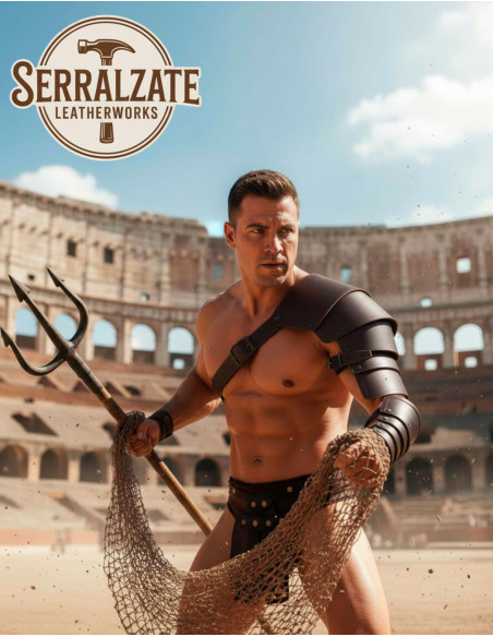 Épaule de gladiateur Retiarius...