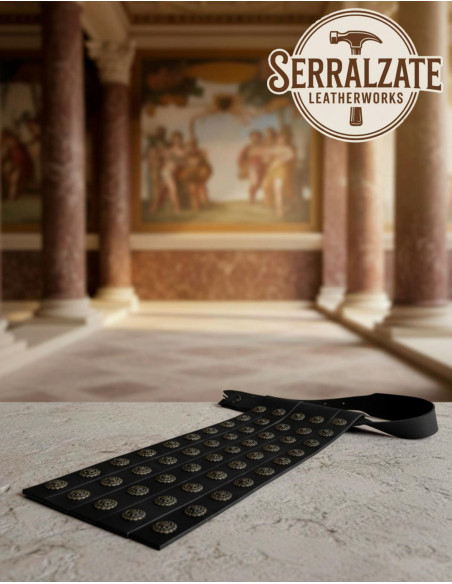 Ceinture romaine militaire en cuir...