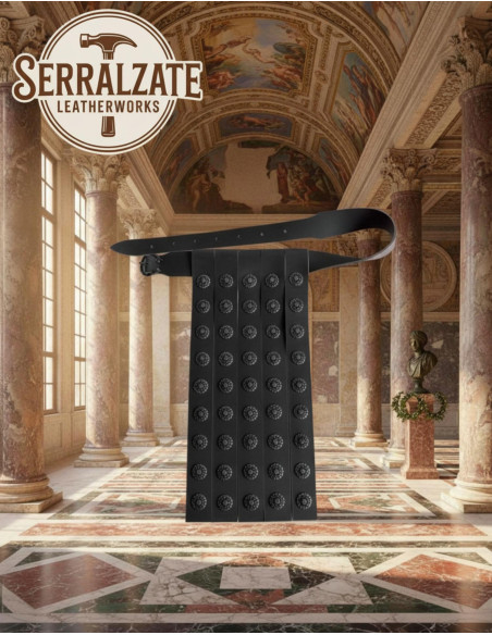 Ceinture romaine militaire en cuir...
