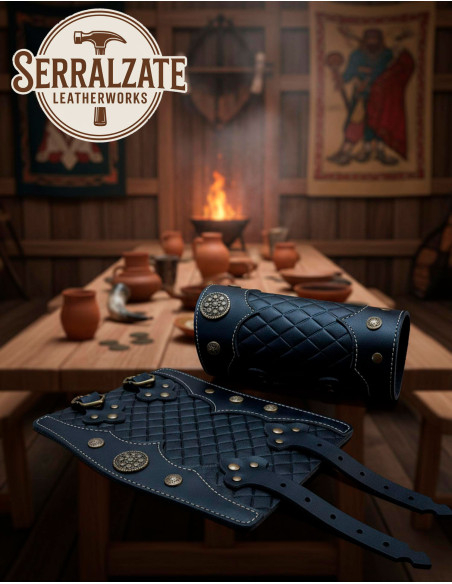 Bracelets en cuir noirs Bertrand pour...