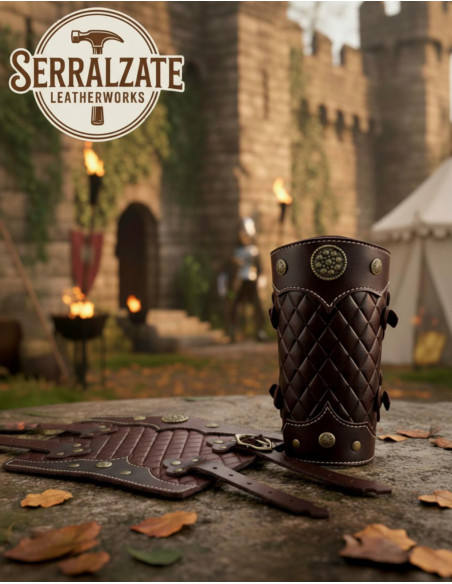 Bracelets en cuir marron Bertrand...