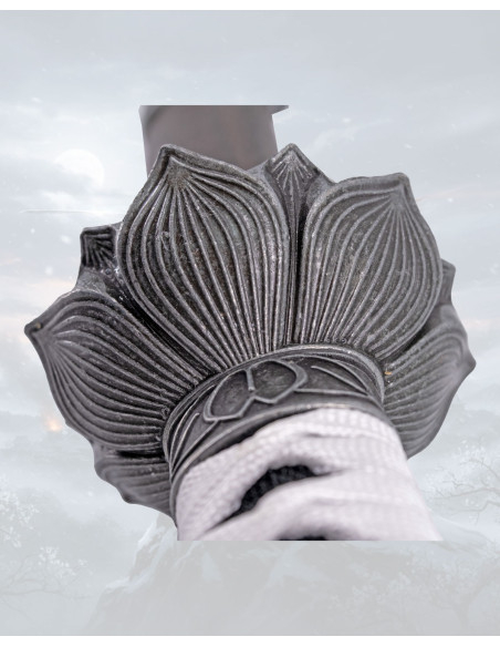 Katana tsuba fleur du jeu vidéo...