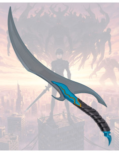 Dague Baruka Solo Leveling réplique en acier bleu