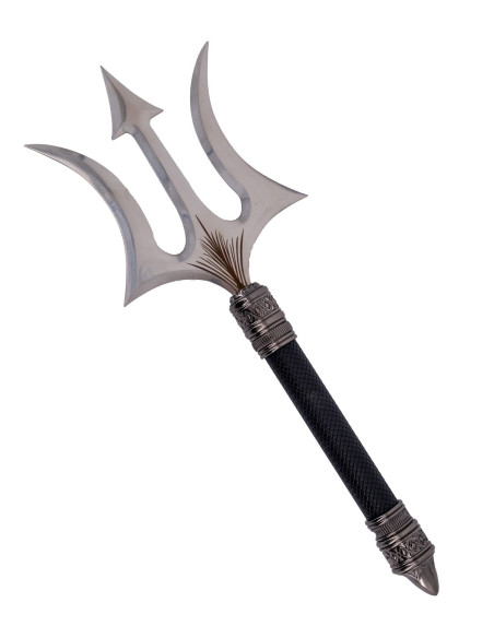 Trident cérémonial court avec poignée...