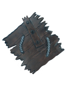 Bouclier Viking Orc en latex, 80 cm.