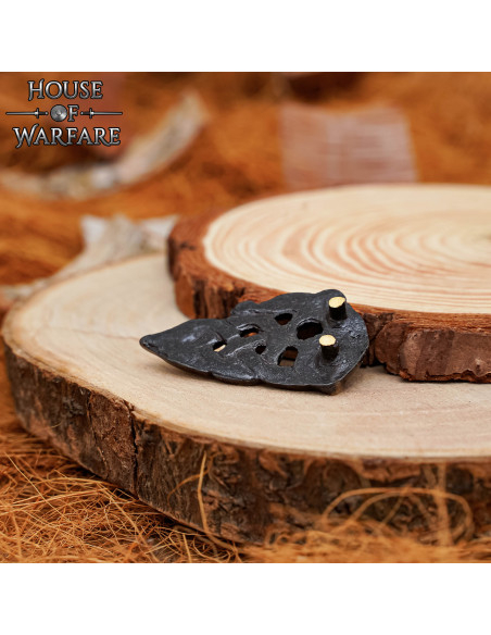 Pointe de ceinture viking en laiton...