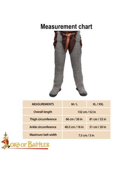 Pantalon en cotte de mailles en...