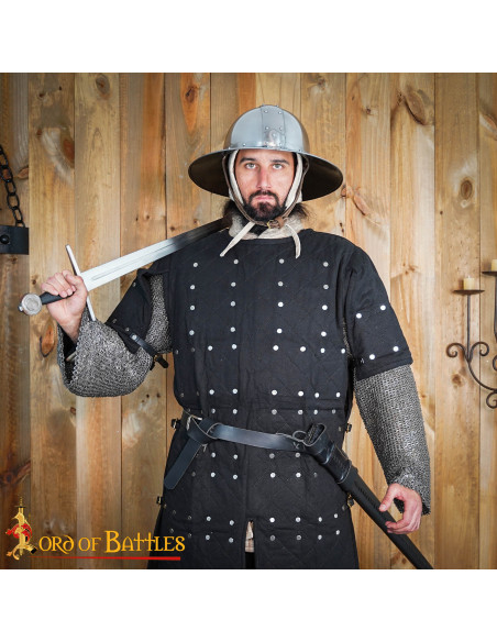 Casque médiéval Kettle avec doublure...