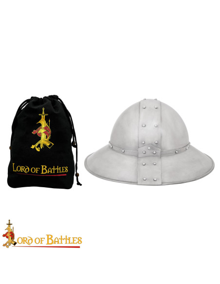 Casque médiéval Kettle avec doublure...