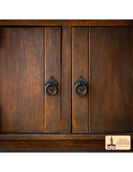 Poignée médiévale en fonte pour...