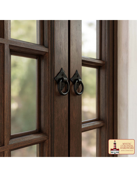 Poignée médiévale en fonte pour...