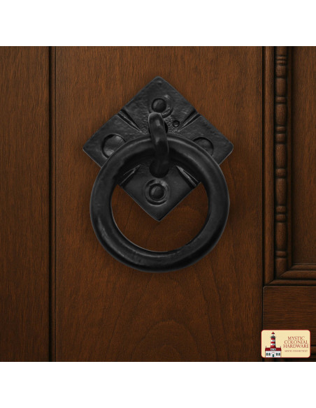 Poignée rustique en fonte pour meubles