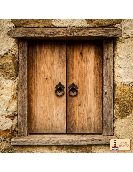 Poignée rustique en fonte pour meubles