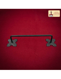 Sèche-serviettes médiéval en fer forgé fait main 2