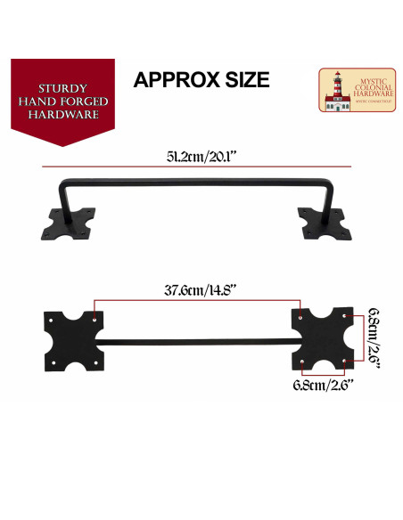 Sèche-serviettes médiéval en fer...