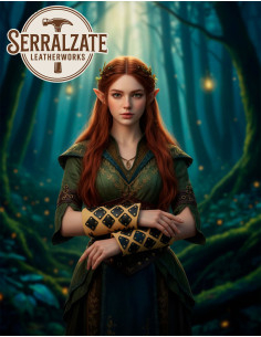 Bracelets de guerrier fantastique en cuir naturel 2