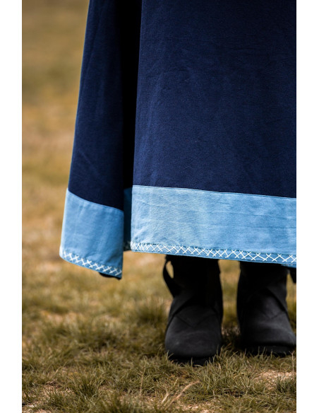 Robe femme viking Jorunn, Bleu-Bleu...