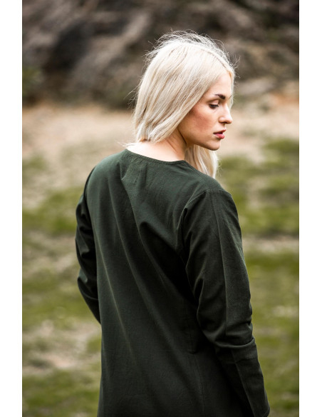 Robe médiévale modèle Alvilda à col...