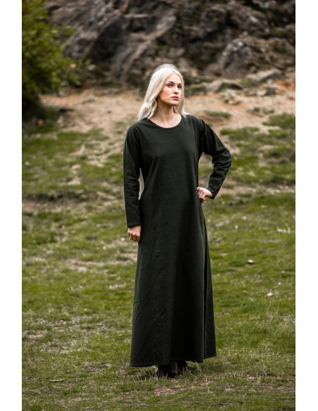 Robe médiévale modèle Alvilda à col...