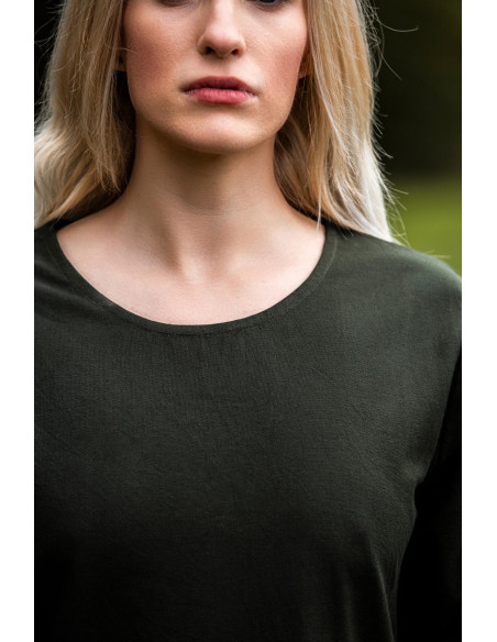 Robe médiévale modèle Alvilda à col...