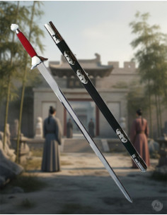 Épée Jian avec fourreau