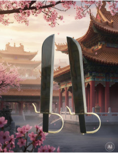 Couteaux Papillon, épée traditionnelle chinoise
