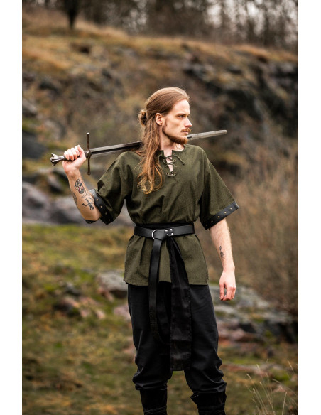 Chemise homme médiévale Hagen avec...