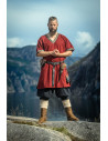 Tunique viking courte modèle Loki, rouge