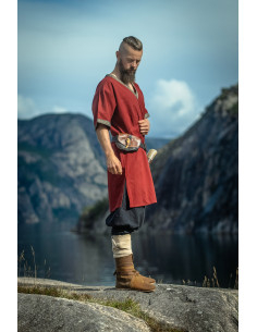 Tunique viking courte modèle Loki, rouge 2