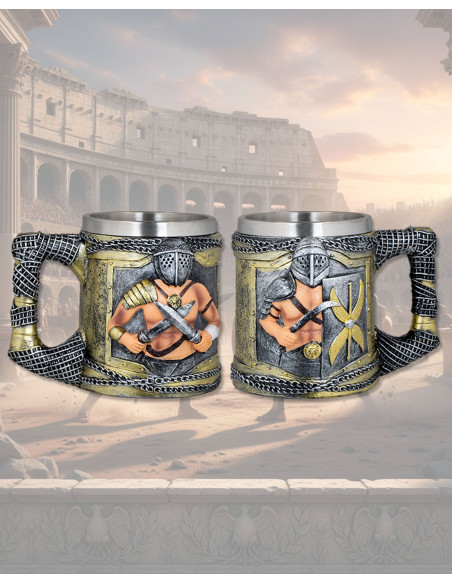 Mug médiéval en résine modèle...