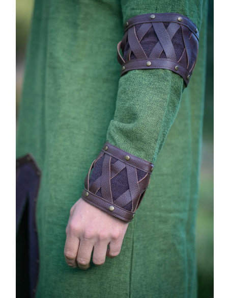 Tunique viking modèle Leif, verte...