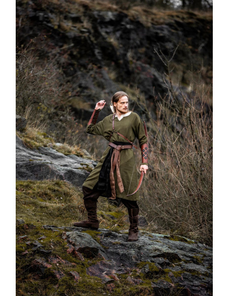 Tunique d'archer modèle Ansgar à col...