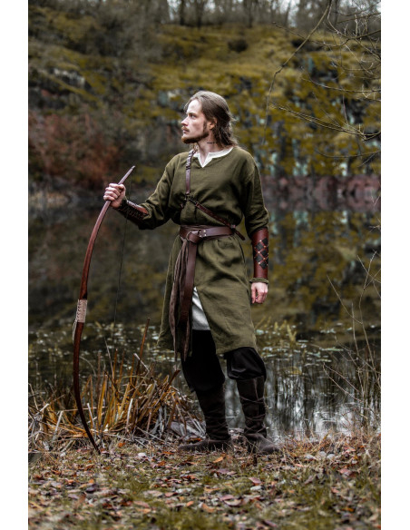 Tunique d'archer modèle Ansgar à col...
