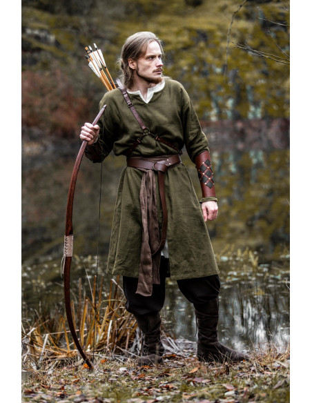 Tunique d'archer modèle Ansgar à col...