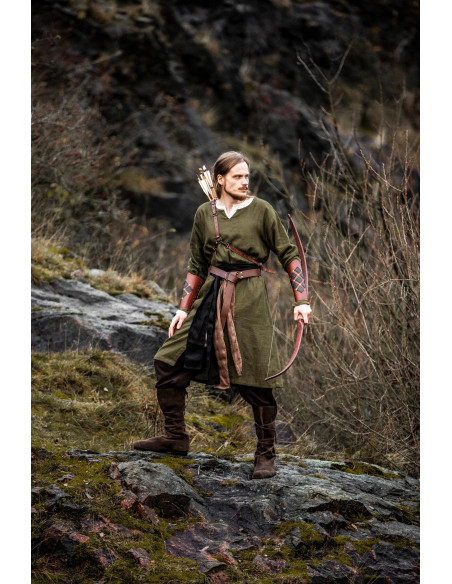 Tunique d'archer modèle Ansgar à col...
